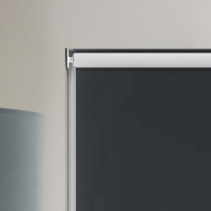 Blackout Thermic Black Electric Roller Blinds Product Detail