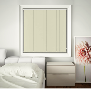 Blackout Thermic Cream Vertical Blinds