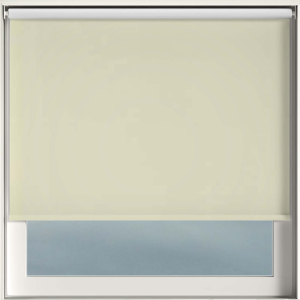 Blackout Thermic Cream Electric Roller Blinds Frame
