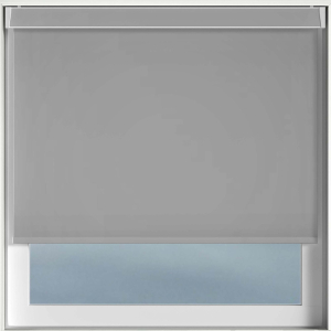 Blackout Thermic Grey Electric No Drill Roller Blinds Frame