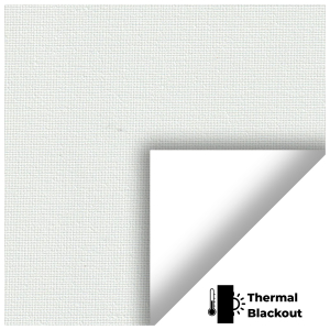 Blackout Thermic Optic White Replacement Vertical Blind Slats Fabric Scan