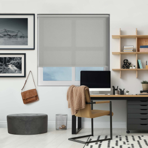 Cameron Graphite Electric Roller Blinds