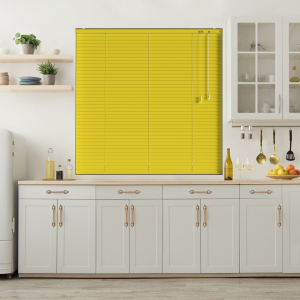 Canary Yellow Venetian Blinds