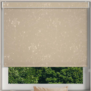 Cape Tulip Champagne Electric No Drill Roller Blinds Frame