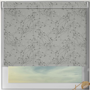 Cape Tulip Silver Electric No Drill Roller Blinds Frame