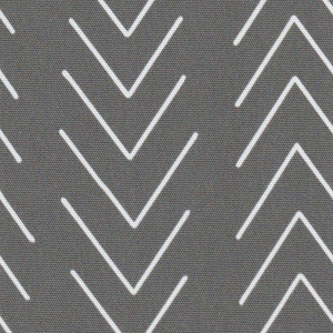 Chevron Charcoal Electric Roller Blinds Scan