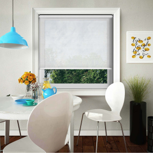 Ciro sheer Parchment Cordless Roller Blinds