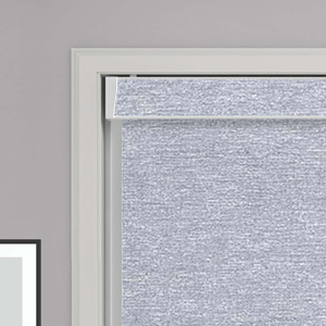 Cody Shimmer Silver Electric No Drill Roller Blinds Product Detail