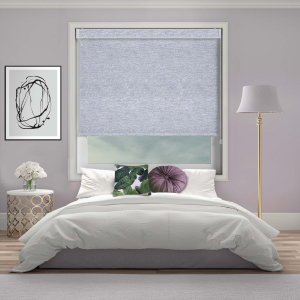 Cody Shimmer Silver No Drill Blinds