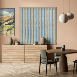 Couture Leaf Replacement Vertical Blind Slats Open
