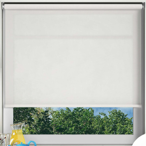 Couture White Electric Roller Blinds Frame