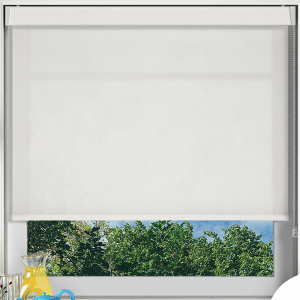 Couture White No Drill Blinds Frame