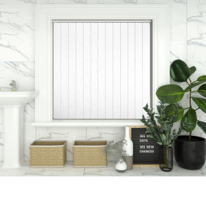 Crackles White Replacement Vertical Blind Slats