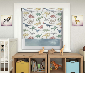 Dinopedia Electric No Drill Roller Blinds