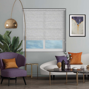 Entwine Charcoal Roller Blinds
