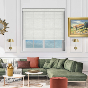 Entwine Ecru Electric No Drill Roller Blinds