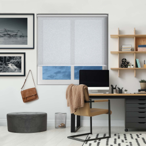 Fenchurch White Electric Roller Blinds