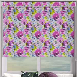 Flower Bomb Bright Electric No Drill Roller Blinds Frame