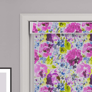 Flower Bomb Bright Electric No Drill Roller Blinds Product Detail