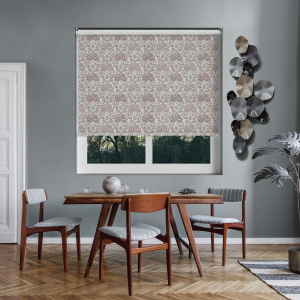 Flowerbed Grape Electric Roller Blinds