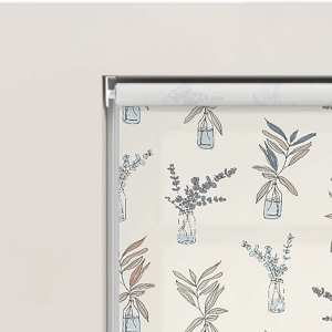 Foliage Finds Muted Electric Roller Blinds Product Detail