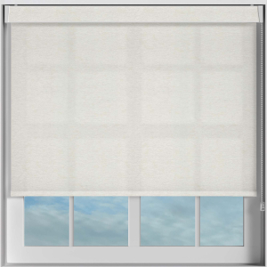 Glisten White Electric No Drill Roller Blinds Frame