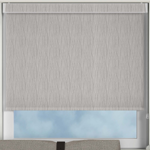 Hollow Grey Electric No Drill Roller Blinds Frame