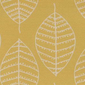Leaf Yellow Cordless Roller Blinds Scan