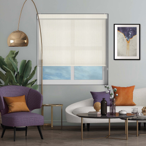 Linen Cotton Electric No Drill Roller Blinds