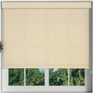 Luxe Beige Electric No Drill Roller Blinds Frame