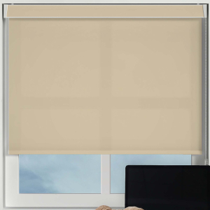 Luxe Biscotti Electric No Drill Roller Blinds Frame