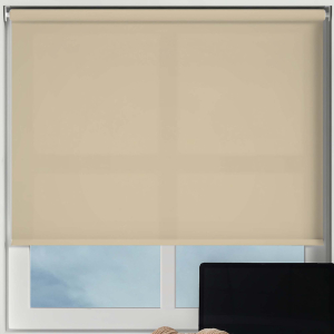 Luxe Biscotti Electric Roller Blinds Frame