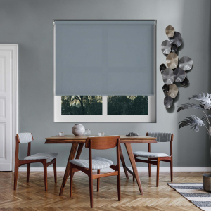 Luxe Fog Electric Roller Blinds