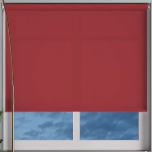 Luxe Redcurrant Electric Roller Blinds Frame