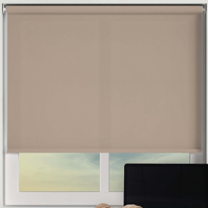 Luxe Sand Electric Roller Blinds Frame
