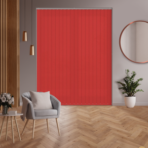 Luxe Scarlet Vertical Blinds