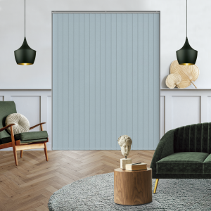 Luxe Smokey Blue Replacement Vertical Blind Slats