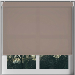 Luxe Taupe Electric Pelmet Roller Blinds Frame