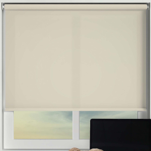 Luxe Vanilla Electric Roller Blinds Frame