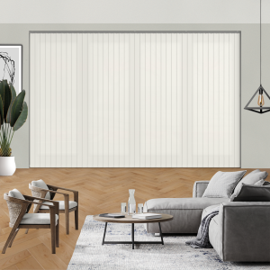 Luxe White Vertical Blinds