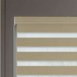 Mason Silver Grey Electric Day and Night Blind Close Up