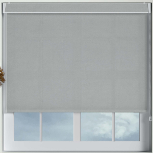 Mirage Solar Pewter Electric No Drill Roller Blinds Frame