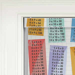 Multiplication Rainbow Electric No Drill Roller Blinds Product Detail