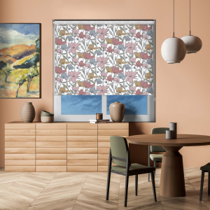 Muted Autumn Blooms Roller Blinds