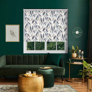 Muted Cane Electric Roller Blinds