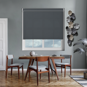 Origin Anthracite Electric No Drill Roller Blinds