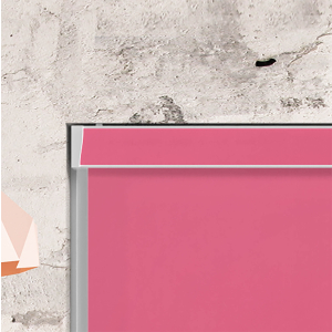 Origin Bright Pink Electric No Drill Roller Blinds Product Detail