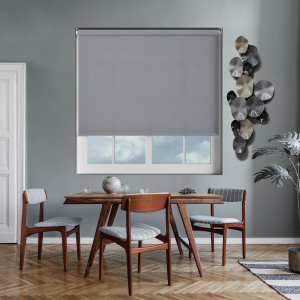 Origin Cathedral Grey Electric Roller Blinds