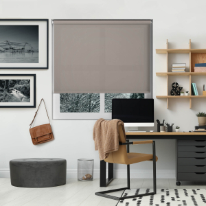 Origin Taupe Electric Roller Blinds