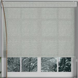 Oscil Grey Electric No Drill Roller Blinds Frame